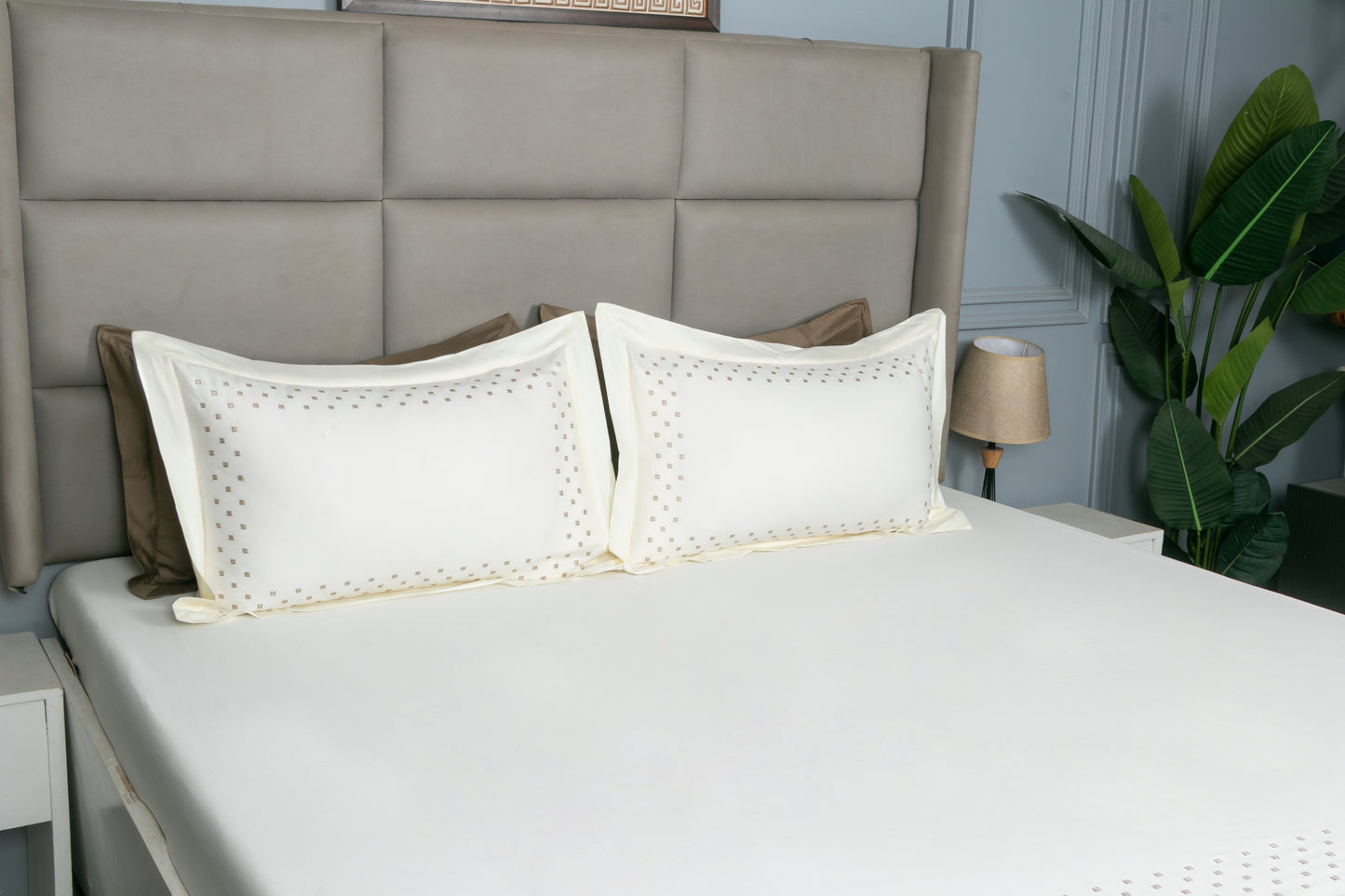 EMBROIDERY BEDSHEET 100% COTTON (3PCS)