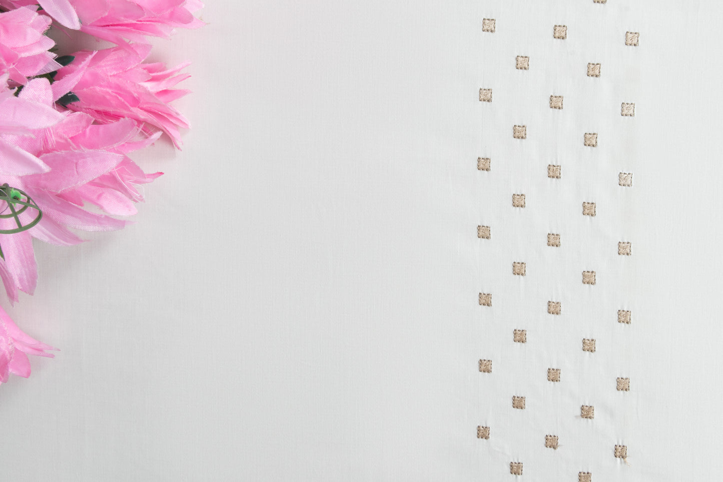 EMBROIDERY BEDSHEET 100% COTTON (3PCS)