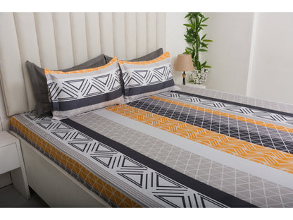 DIGITAL PRINTED BEDSHEET 100% COTTON (3PCS,PRINTED)