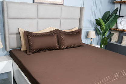 EMBROIDERY BEDSHEET 100% COTTON (3PCS)