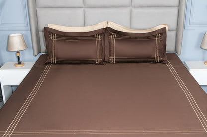 EMBROIDERY BEDSHEET 100% COTTON (3PCS)