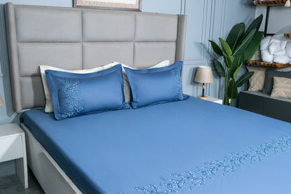 EMBROIDERY BEDSHEET 100% COTTON (3PCS)