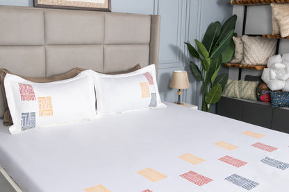 HAND PAINTED BEDSHEET 100% COTTON (3PCS)