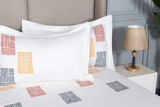 HAND PAINTED BEDSHEET 100% COTTON (3PCS)