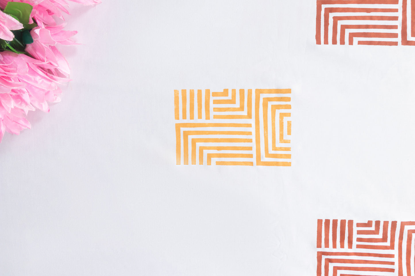 HAND PAINTED BEDSHEET 100% COTTON (3PCS)