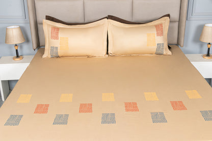 HAND PAINTED BEDSHEET 100% COTTON (3PCS)
