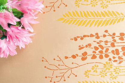 HAND PAINTED BEDSHEET 100% COTTON (3PCS)