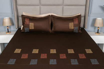 HAND PAINTED BEDSHEET 100% COTTON (3PCS)