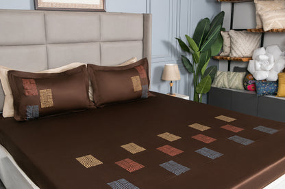 HAND PAINTED BEDSHEET 100% COTTON (3PCS)