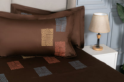 HAND PAINTED BEDSHEET 100% COTTON (3PCS)