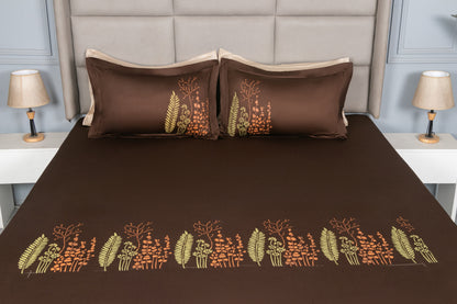 HAND PAINTED BEDSHEET 100% COTTON (3PCS)