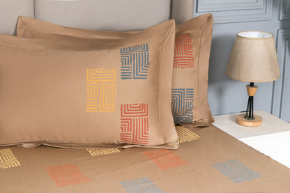 HAND PAINTED BEDSHEET 100% COTTON (3PCS)