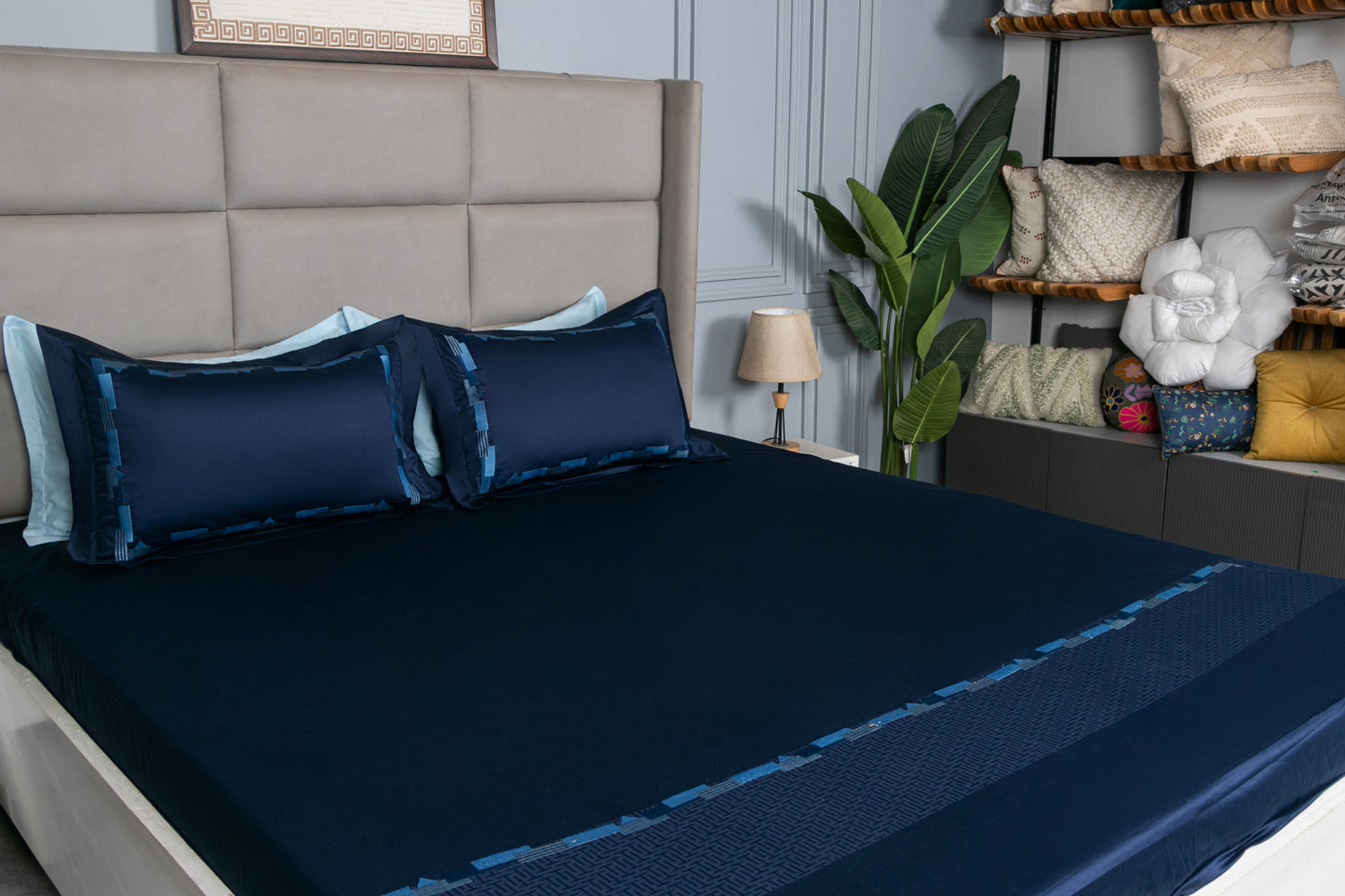 EMBROIDERY BEDSHEET 100% COTTON (3PCS)