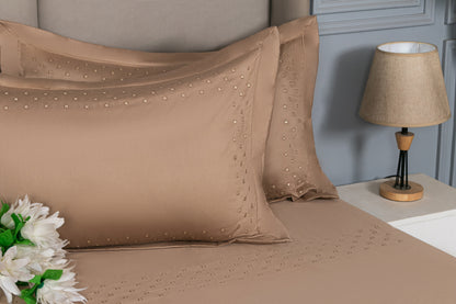 EMBROIDERY BEDSHEET 100% COTTON (3PCS)