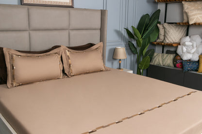 EMBROIDERY BEDSHEET 100% COTTON (3PCS)