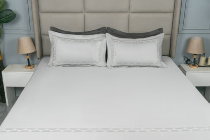 EMBROIDERY BEDSHEET 100% COTTON (3PCS)