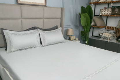 EMBROIDERY BEDSHEET 100% COTTON (3PCS)