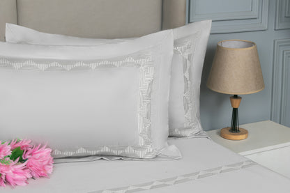 EMBROIDERY BEDSHEET 100% COTTON (3PCS)