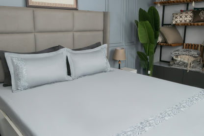 EMBROIDERY BEDSHEET 100% COTTON (3PCS)