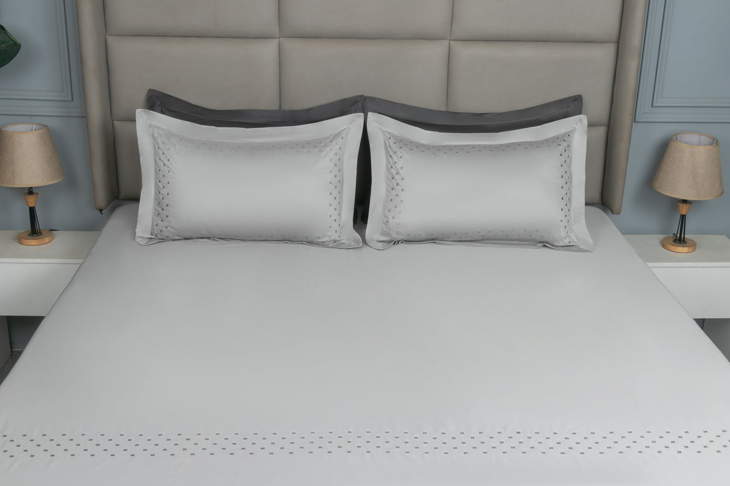 EMBROIDERY BEDSHEET 100% COTTON (3PCS)