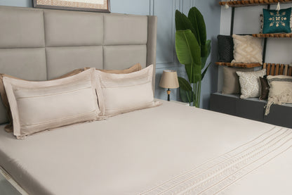 EMBROIDERY BEDSHEET 100% COTTON  (3PCS)