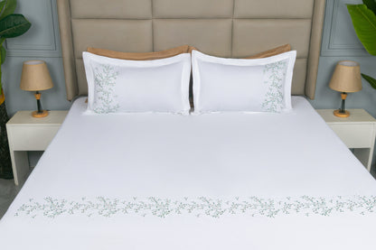 EMBROIDERY BEDSHEET 100% COTTON (3PCS)