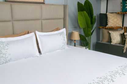 EMBROIDERY BEDSHEET 100% COTTON (3PCS)