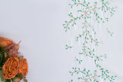 EMBROIDERY BEDSHEET 100% COTTON (3PCS)