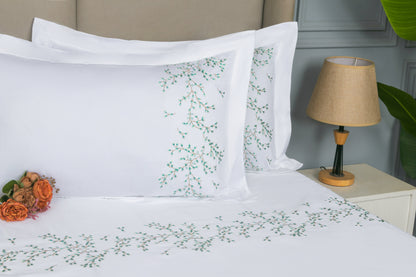 EMBROIDERY BEDSHEET 100% COTTON (3PCS)