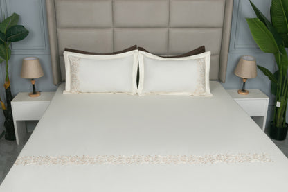 EMBROIDERY BEDSHEET 100% COTTON (3PCS)