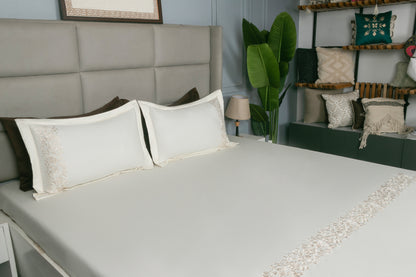 EMBROIDERY BEDSHEET 100% COTTON (3PCS)