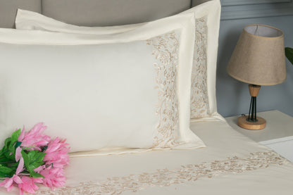EMBROIDERY BEDSHEET 100% COTTON (3PCS)