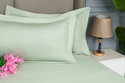 EMBROIDERY BEDSHEET 100% COTTON (3PCS)