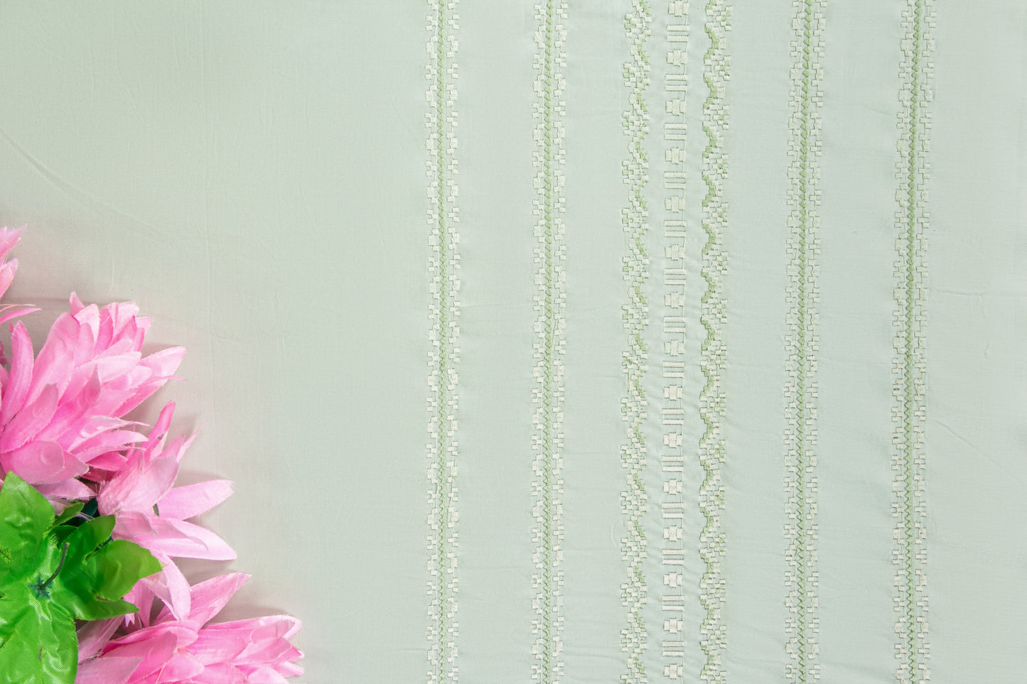 EMBROIDERY BEDSHEET 100% COTTON  (3PCS)