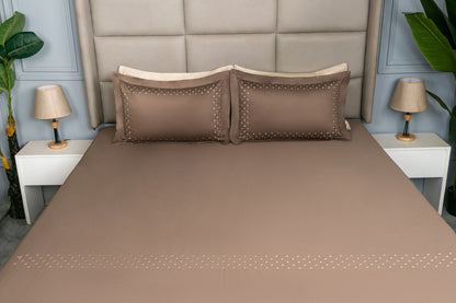 EMBROIDERY BEDSHEET 100% COTTON (3PCS)