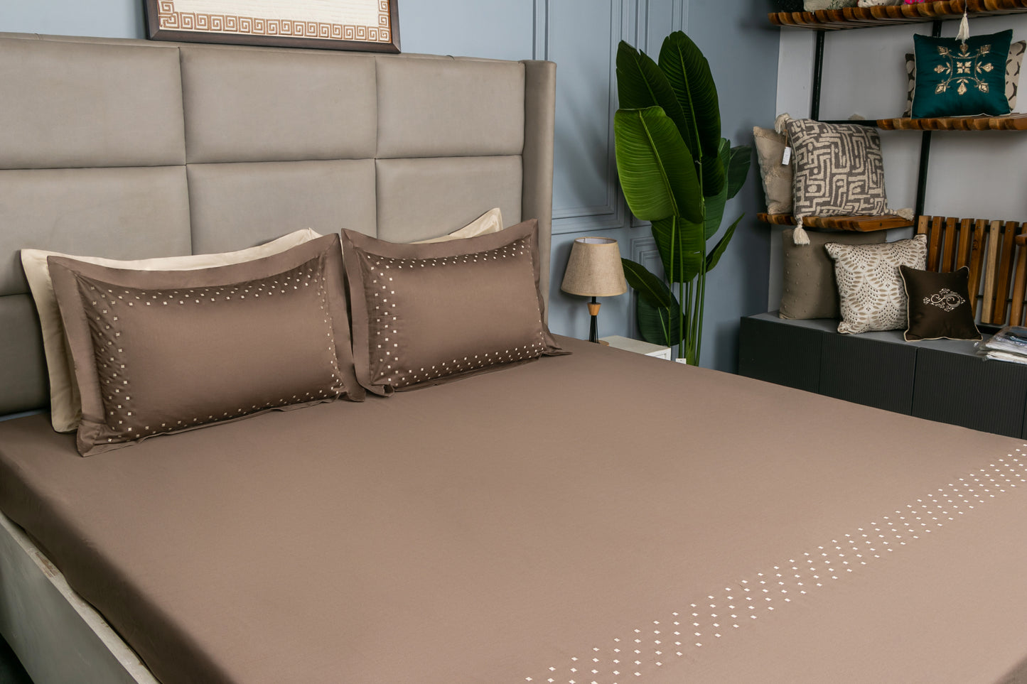 EMBROIDERY BEDSHEET 100% COTTON (3PCS)