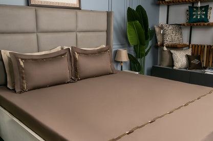 EMBROIDERY BEDSHEET 100% COTTON (3PCS)