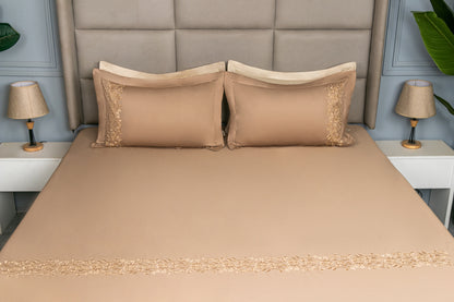 EMBROIDERY BEDSHEET 100% COTTON (3PCS)