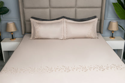 EMBROIDERY BEDSHEET 100% COTTON (3PCS)