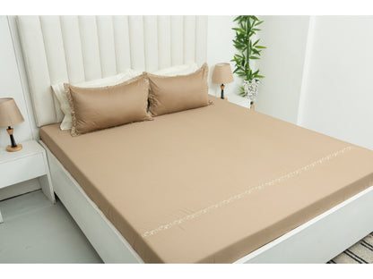 EMBROIDERY BEDSHEET 100% COTTON (3PCS)