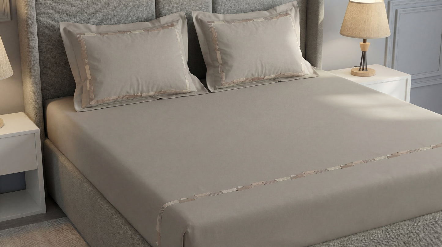 EMBROIDERY BEDSHEET 100% COTTON (3PCS)