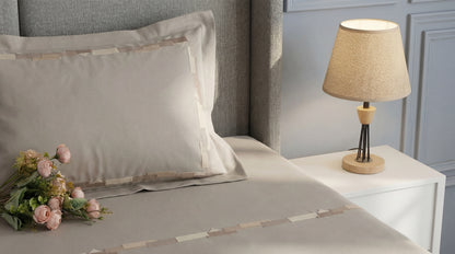 EMBROIDERY BEDSHEET 100% COTTON (3PCS)