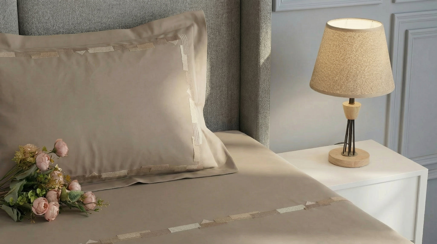 EMBROIDERY BEDSHEET 100% COTTON (3PCS)