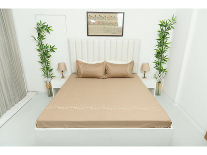 EMBROIDERY BEDSHEET 100% COTTON (3PCS)