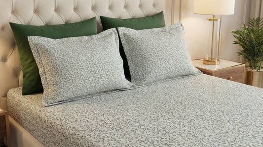 Forest Dusk Printed Bedsheet (3Pcs)