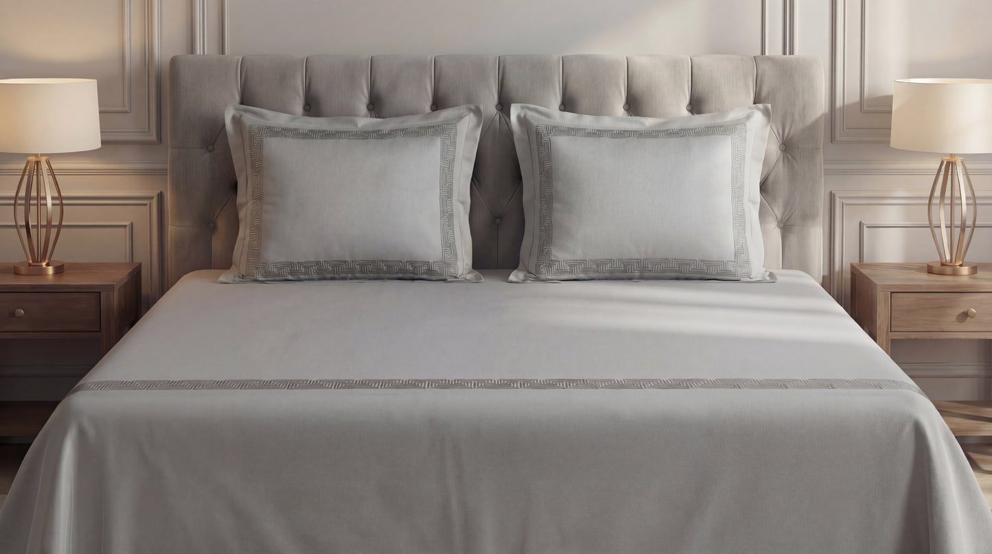 EMBROIDERY BEDSHEET 100% COTTON (3PCS)