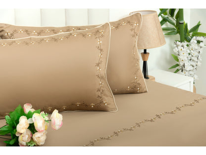 EMBROIDERY BEDSHEET 100% COTTON (3PCS)