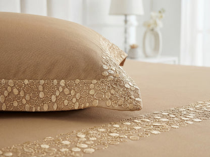 EMBROIDERY BEDSHEET 100% COTTON (3PCS)