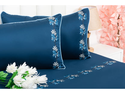 EMBROIDERY BEDSHEET 100% COTTON (3PCS)