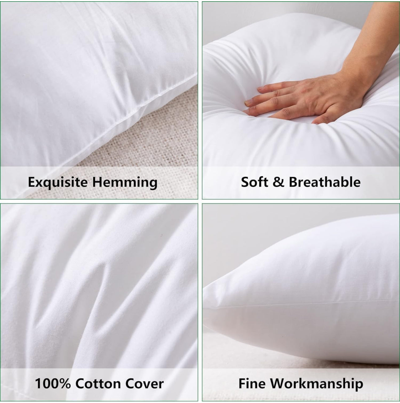 COZY COMFORT CUSHION FILLER (WHITE, 1 PCS)